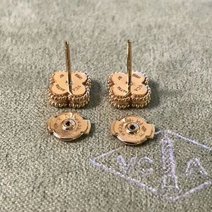 Van Cleef Sweet Alhambra earings.